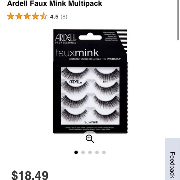 NIB ARDELL Faux Mink Lashes Bundle 2 Multipacks - Picture 3 of 3